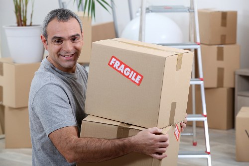 Van arriving for a flexible man and van removal service in Enfield