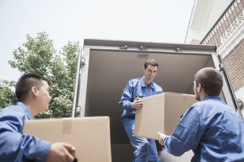 Moving day for a commercial office relocation in Enfield