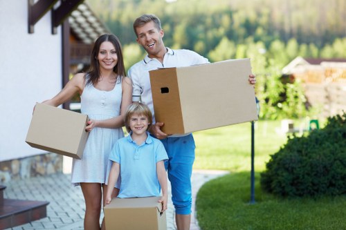 Careful furniture handling for a local Enfield house removal