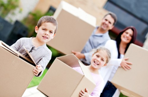 Professional removal service helping with loading and transport