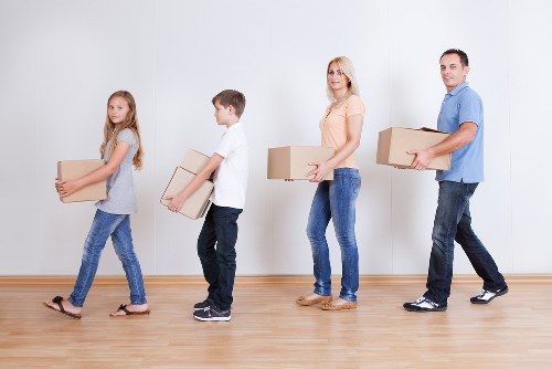 Local moving van service for flats and residential streets in Enfield