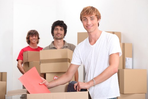 Local Enfield residential move using a removal truck