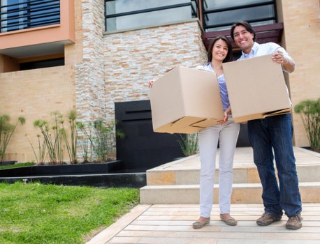 Preparing household belongings for a house move in Enfield